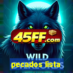 pecados lista